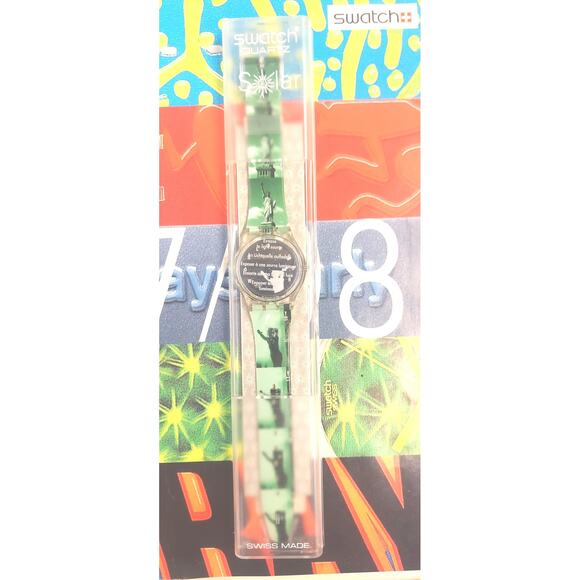 Swatch WORLD SOLAR USA SRK104E 1997 Solar Powered Swiss Made rare Vintage watch - Picture 6 of 7